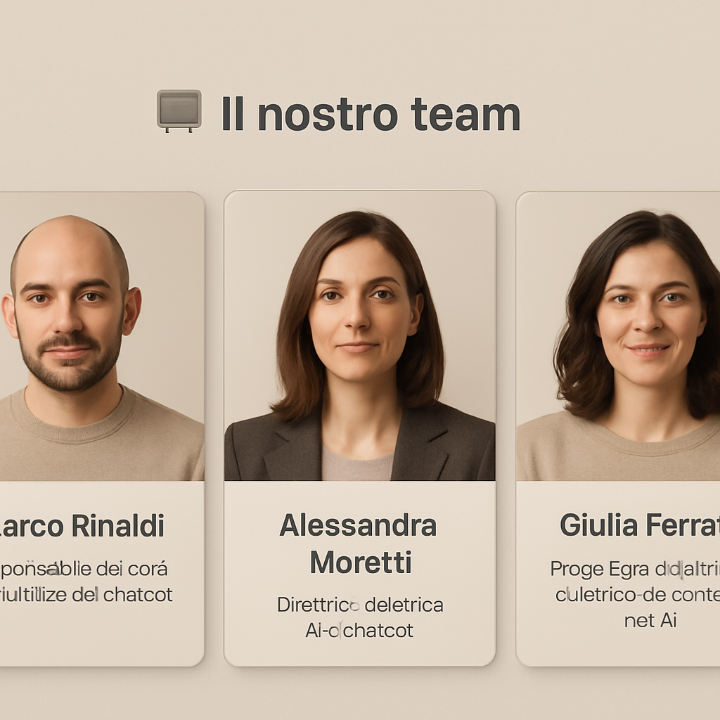 Marco Rinaldi, Responsabile dei corsi sull'utilizzo dei chatbot